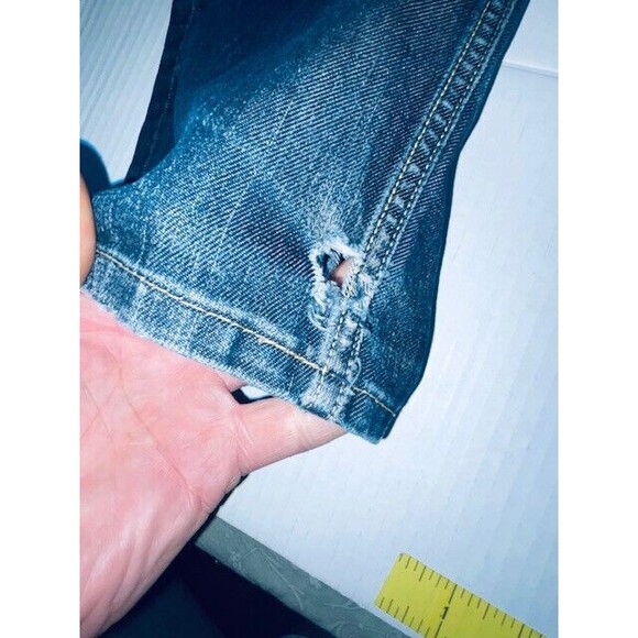 Diesel Jeans Mens Koolter Slim Tapered Button Fly Faded Dark Denim 30x30 - Picture 11 of 16